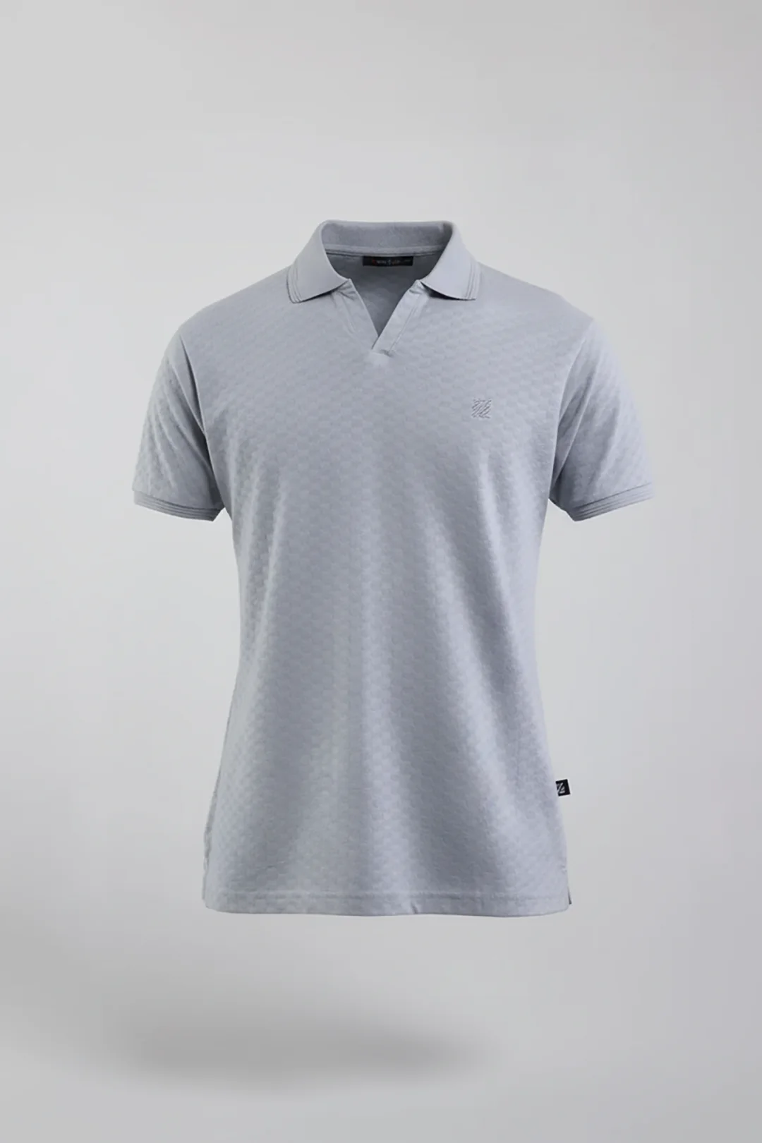 Textured Johnny Collar Polo - 5005 - Image 14