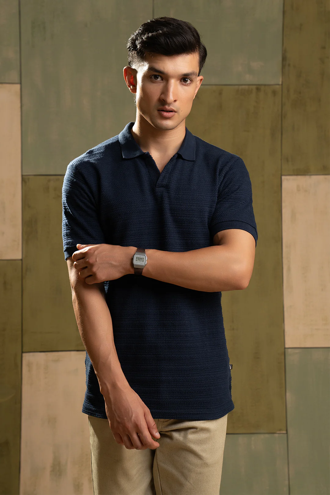 Textured Polo - 5002 - Image 4