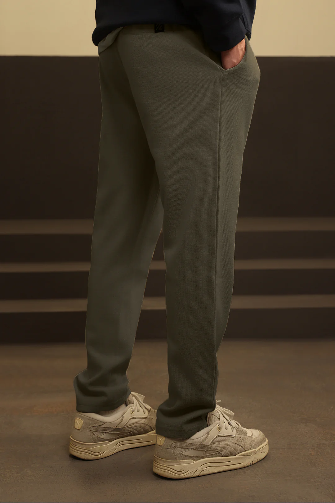 Knitted Straight Pant - 5001 - Image 3