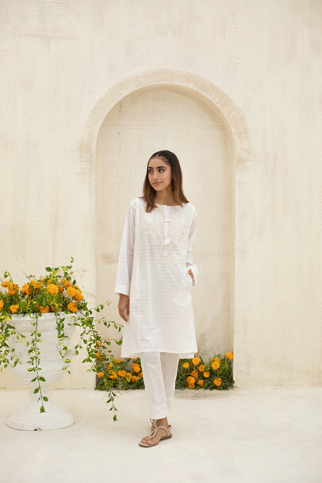 Embroidered Kurta - 0541 - Image 2