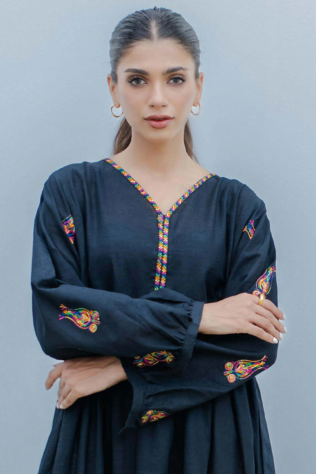 Embroidered Kurta - 0769