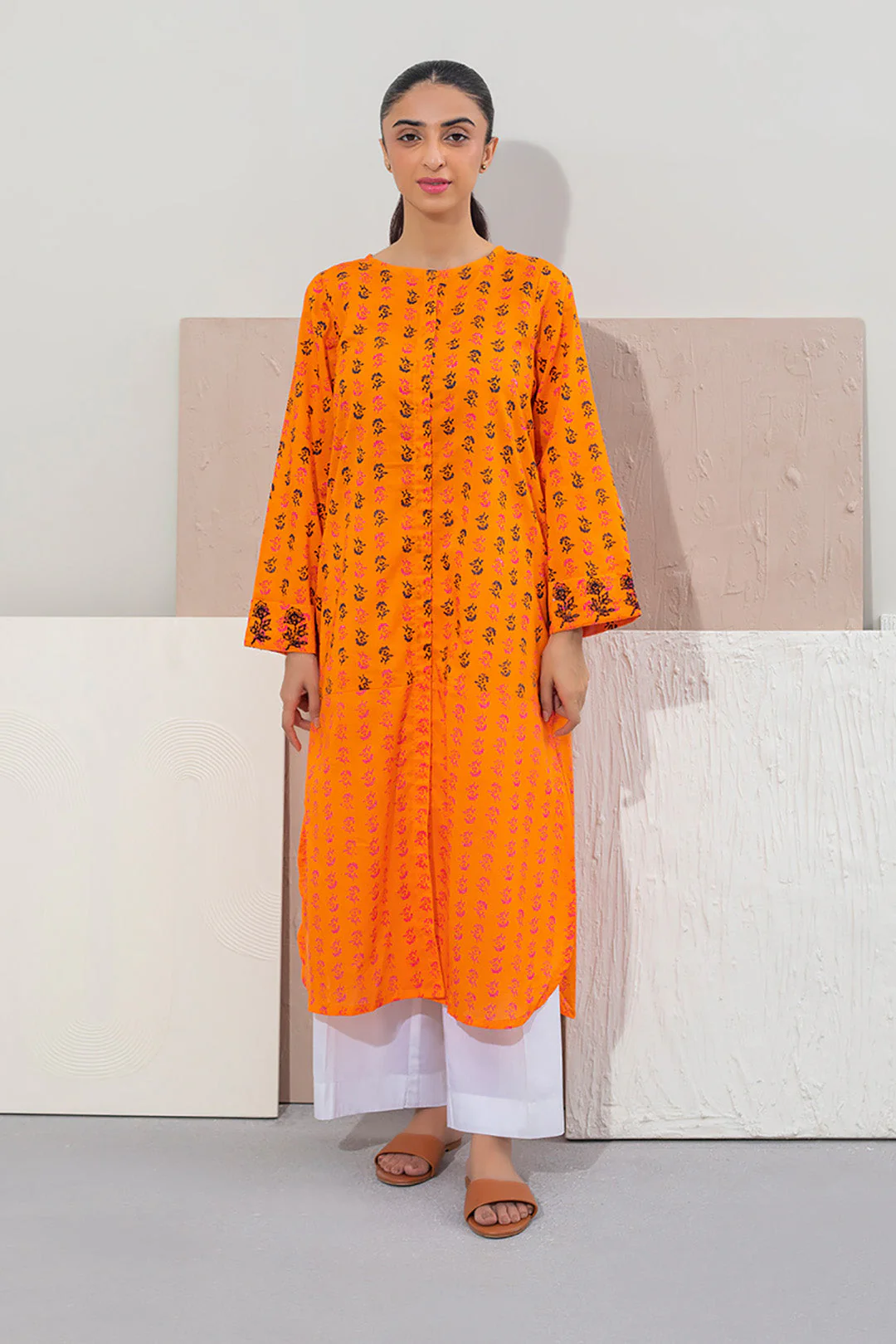 Embroidered Kurta - 1029 - Image 2