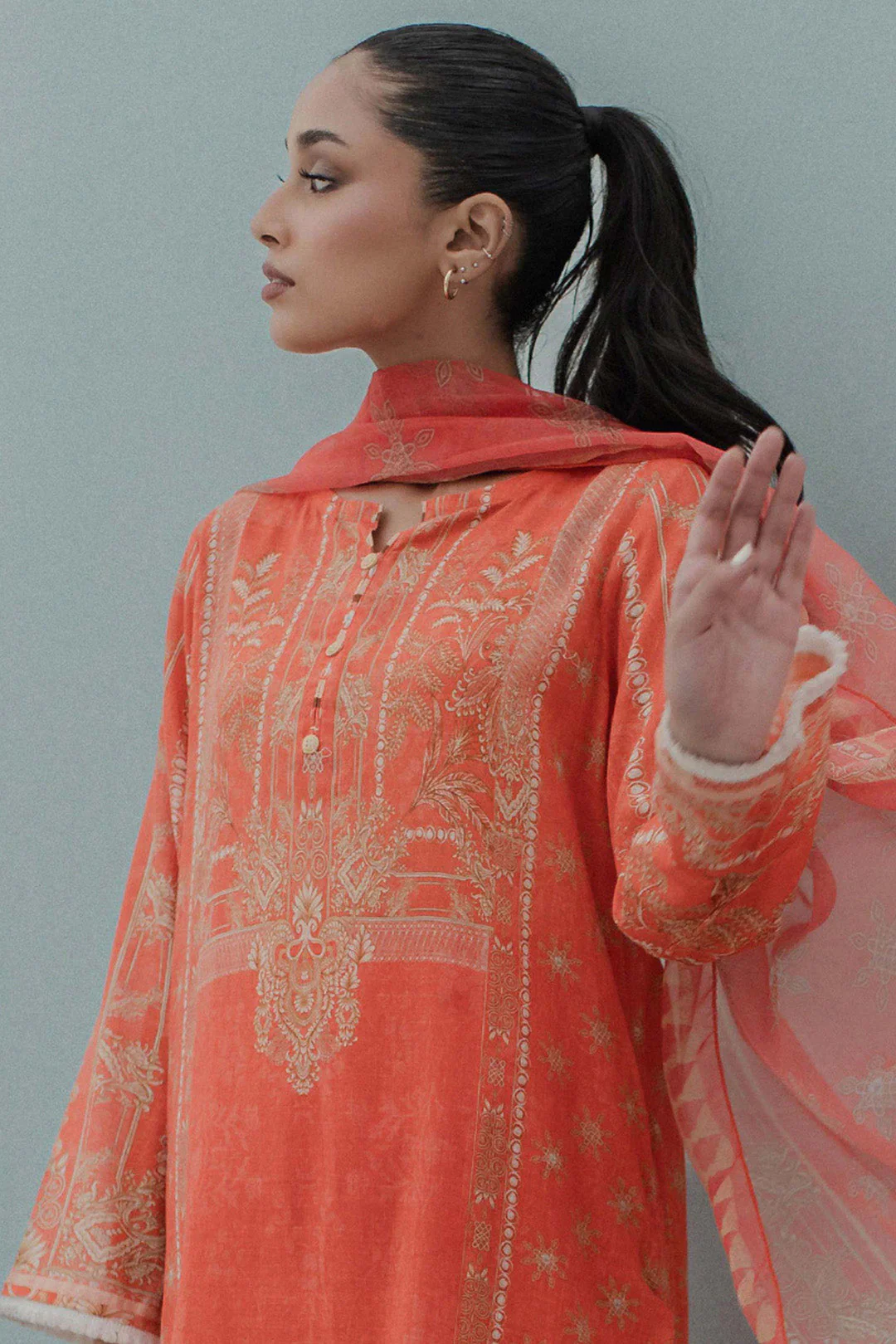 Kurta Dupatta Trouser - 1074