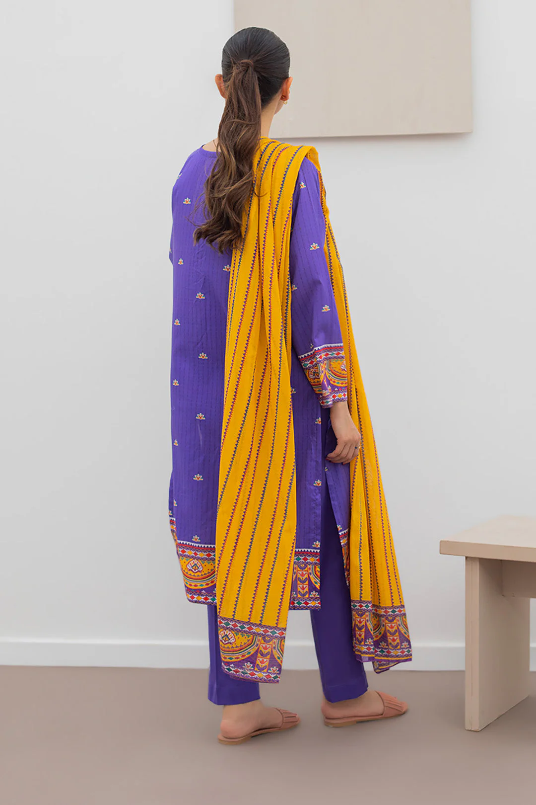 Kurta Dupatta Trouser - 1078 - Image 5
