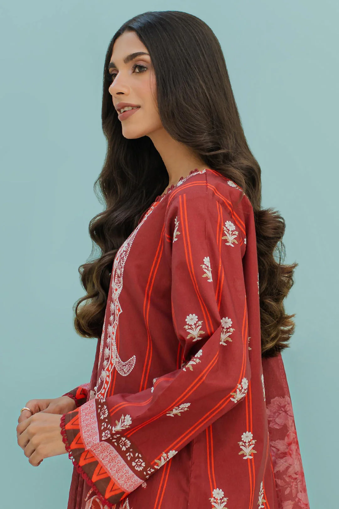 Kurta Dupatta Trouser - 1494 - Image 6