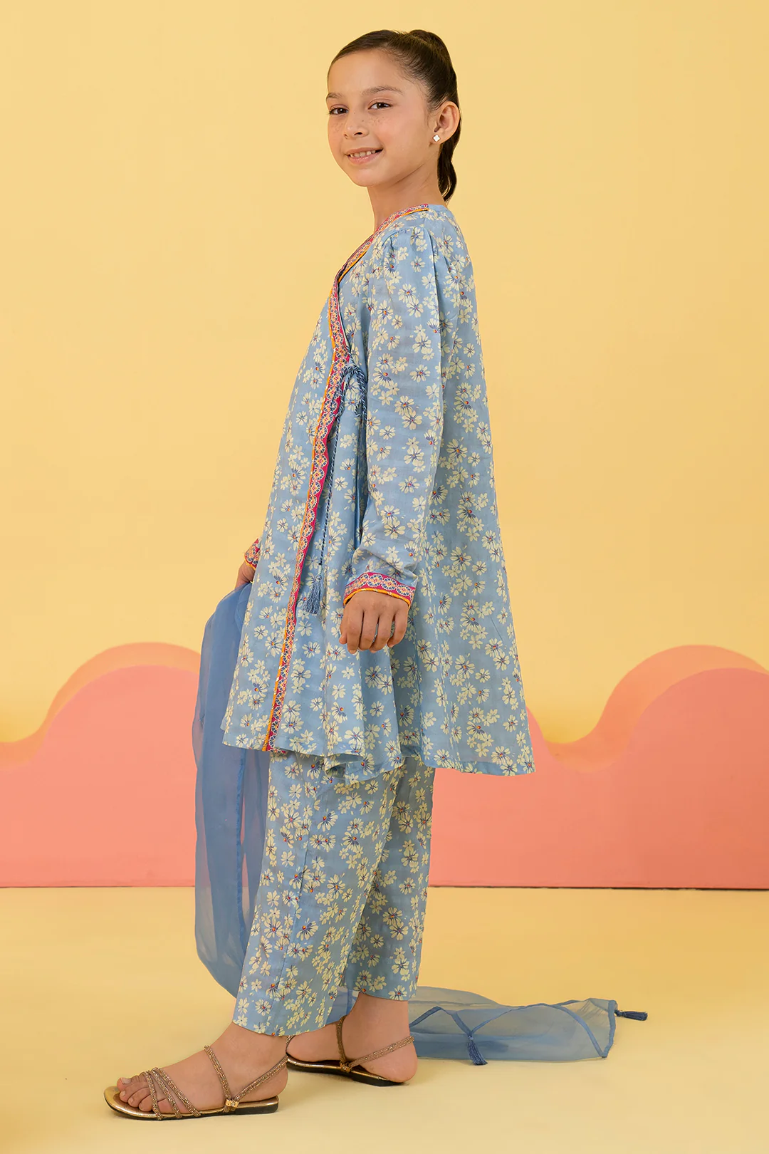 Kurta Dupatta Trouser - 3196 - Image 6