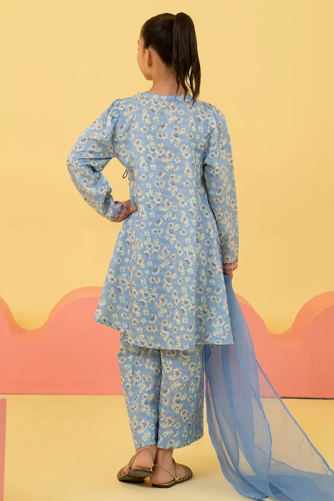 Kurta Dupatta Trouser - 3196 - Image 7