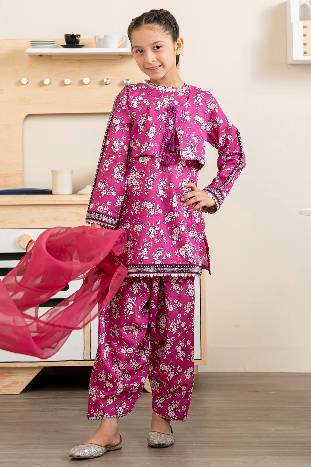 Kurta Dupatta Trouser - 3197 - Image 3