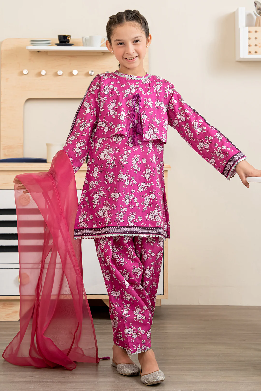 Kurta Dupatta Trouser - 3197 - Image 4