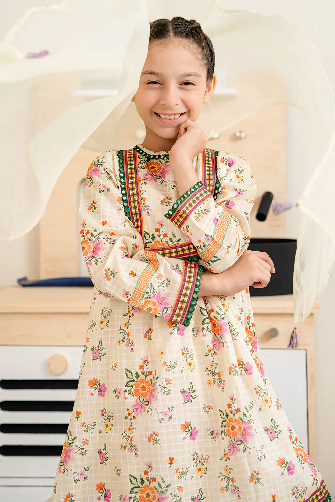 Kurta Dupatta Trouser - 3199 - Image 3