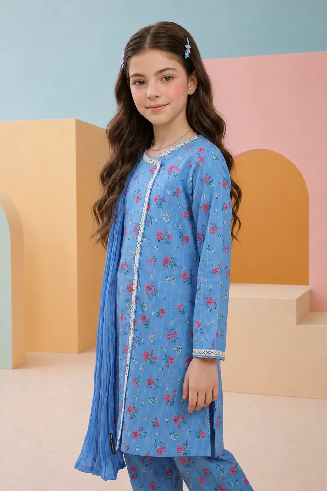 Kurta Dupatta Trouser - 3425 - Image 2