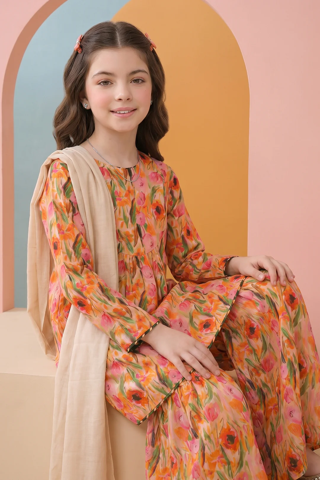 Kurta Dupatta Trouser - 3482 - Image 2