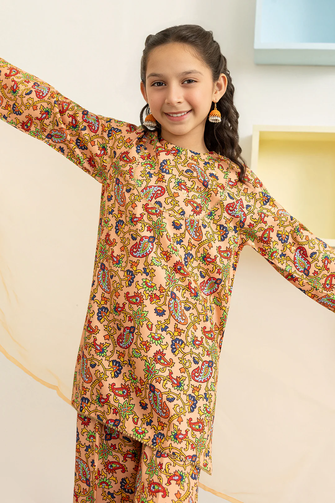 Embroidered Kurta Dupatta Trouser - 3460 - Image 3