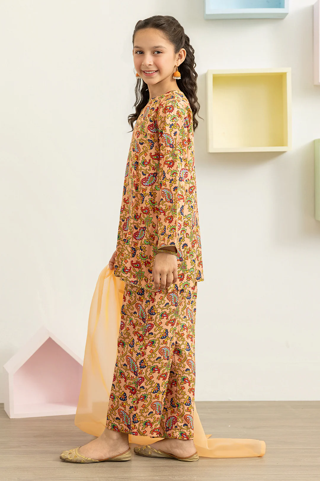 Embroidered Kurta Dupatta Trouser - 3460 - Image 6
