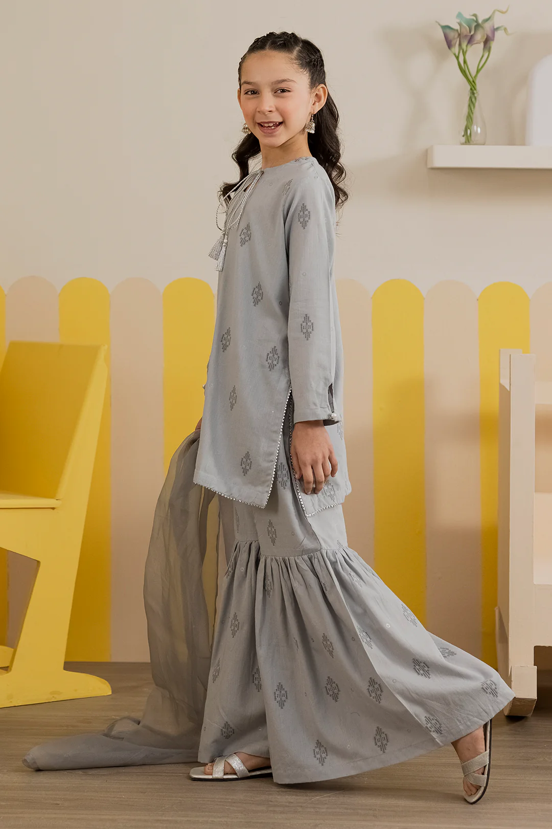 Kurta Dupatta Trouser - 3486 - Image 3