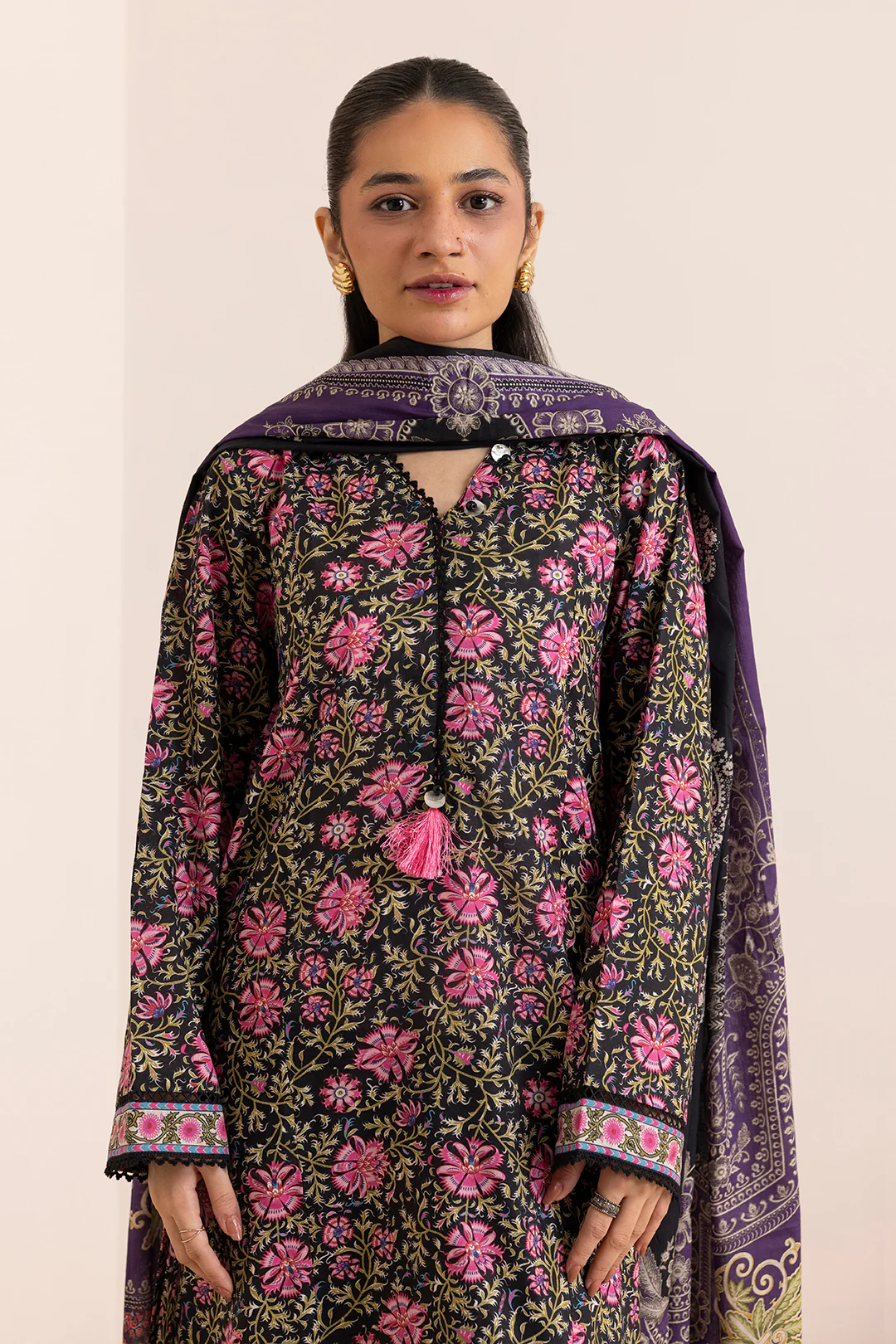 Kurta Dupatta Trouser - 3222 - Image 2
