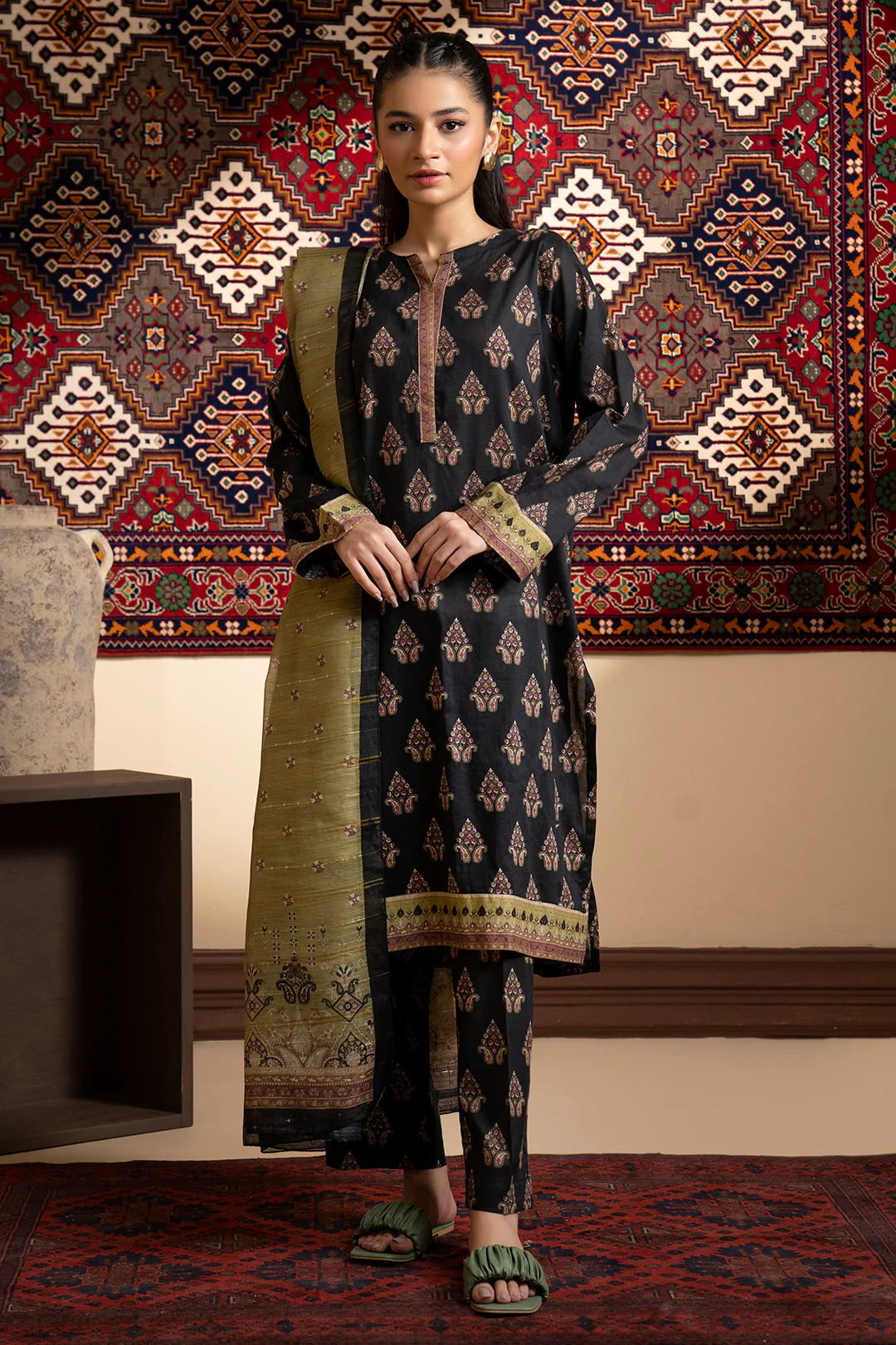 Kurta Dupatta Trouser - 3225 - Image 3