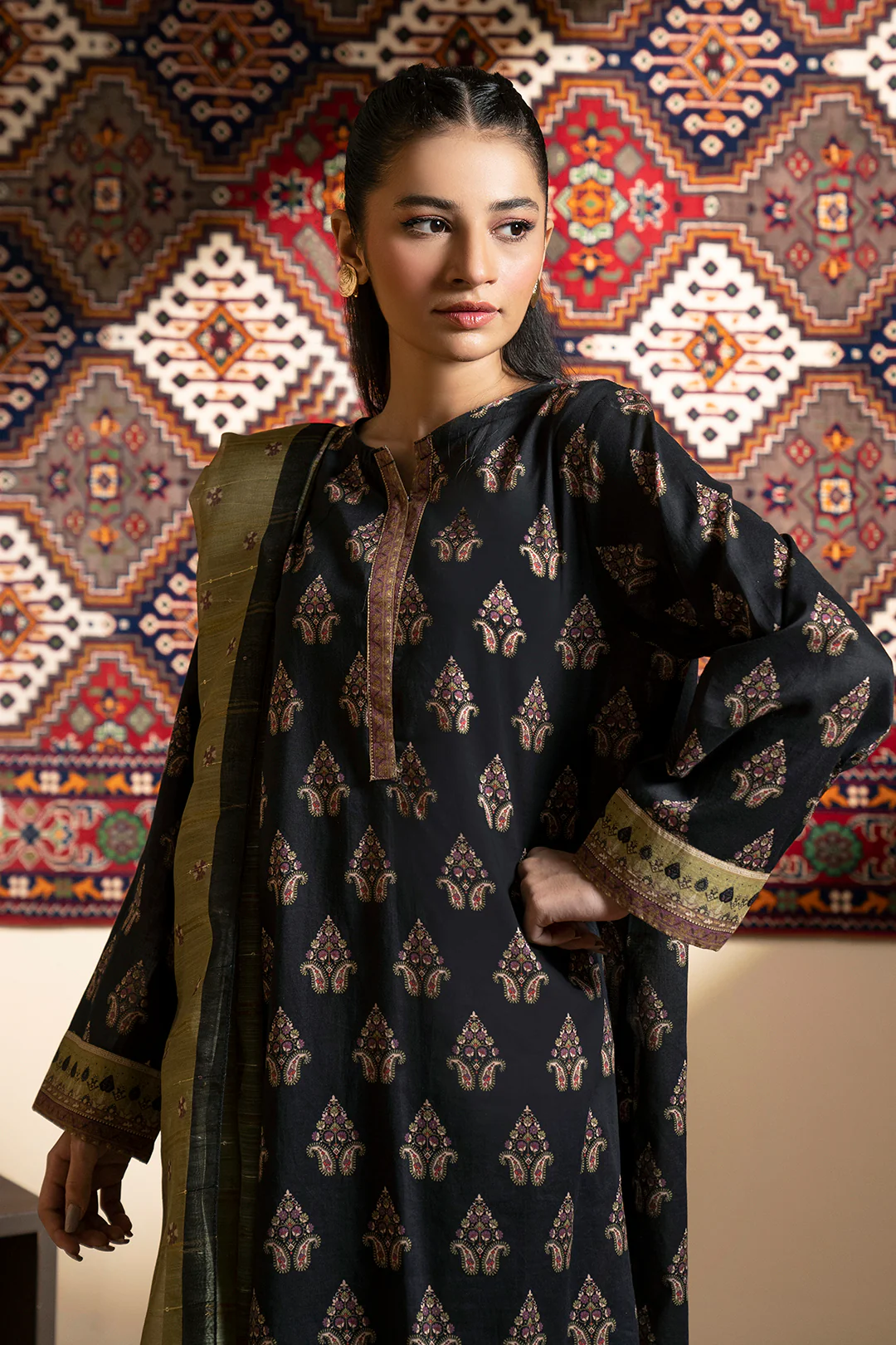 Kurta Dupatta Trouser - 3225 - Image 4