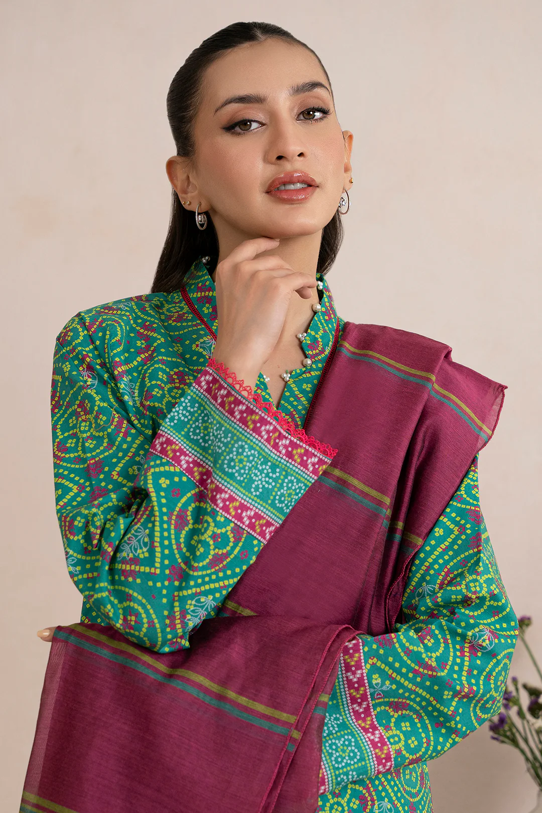 Kurta Dupatta Trouser - 3226 - Image 2