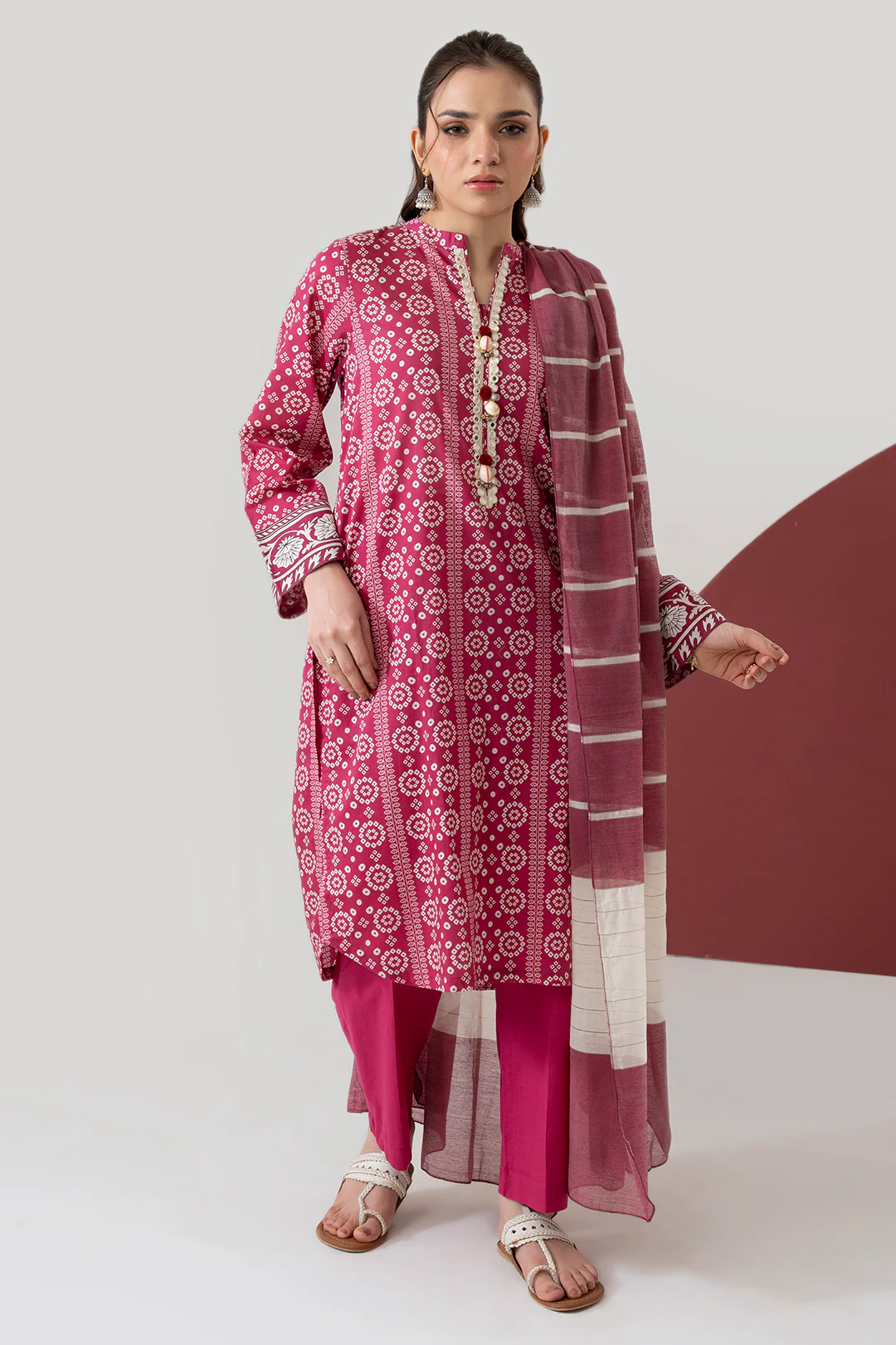 Kurta Dupatta Trouser - 3282 - Image 4