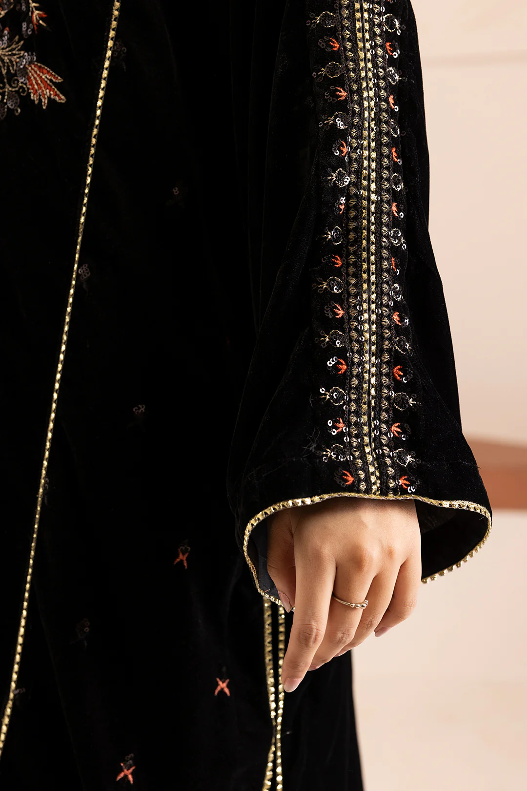 Embroidered Kurta Dupatta Trouser - 0731 - Image 8