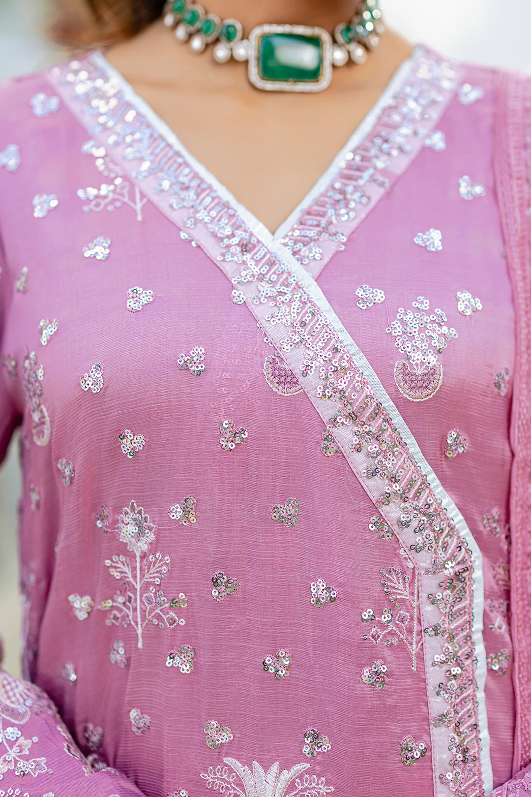 Embroidered Kurta Dupatta Trouser - 2736 - Image 6