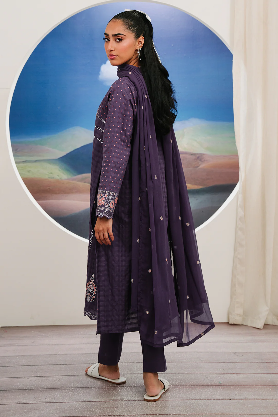 Kurta Dupatta Trouser - 1102 - Image 6