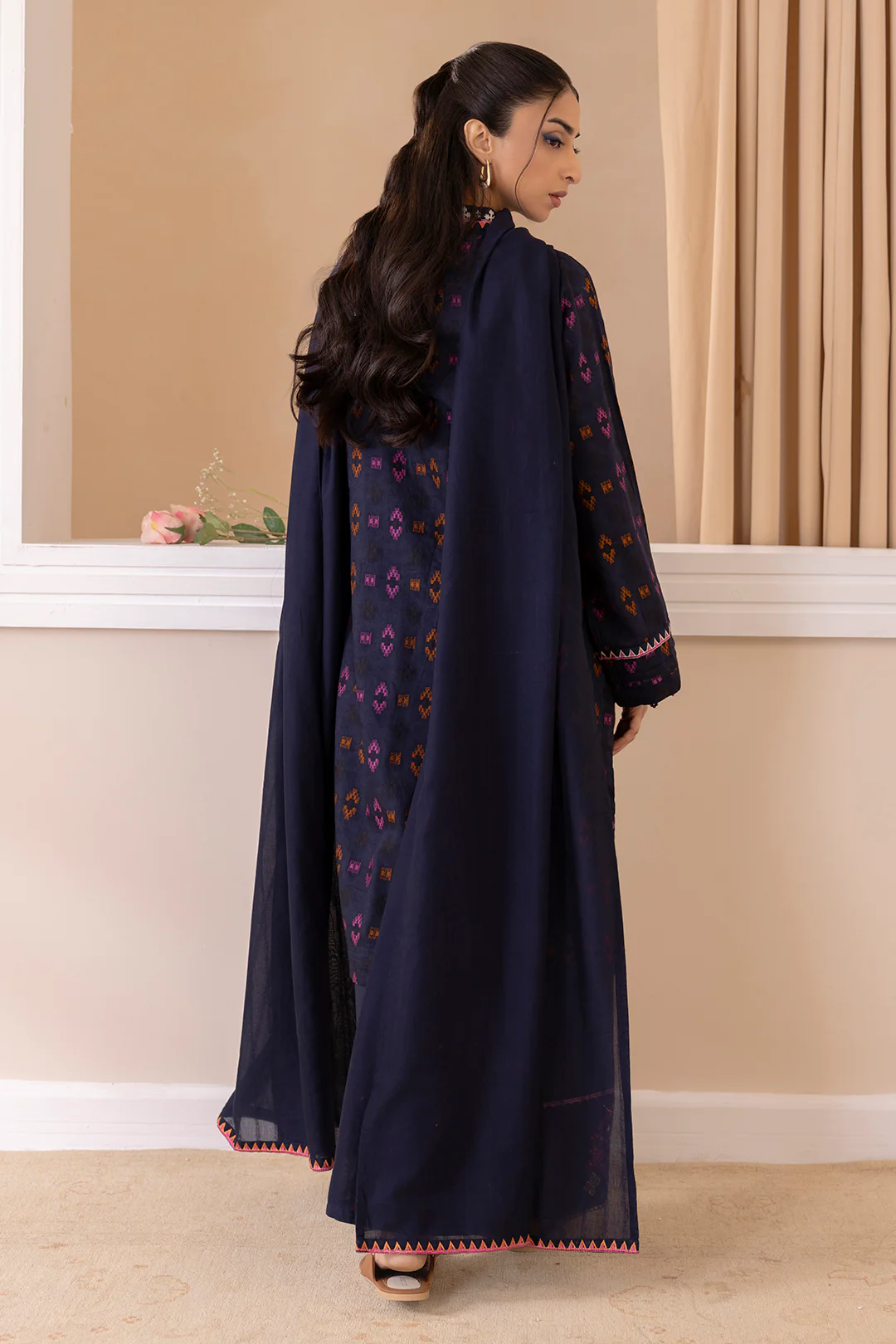 Embroidered Kurta Dupatta Trouser - 1775 - Image 7