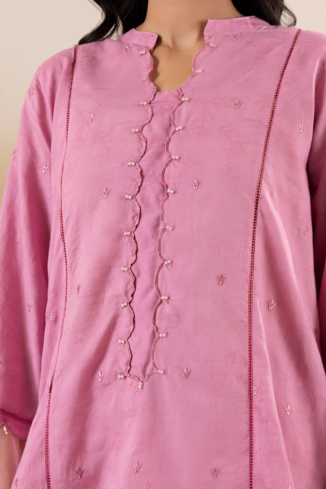 Embroidered Kurta Dupatta Trouser - 1777 - Image 3