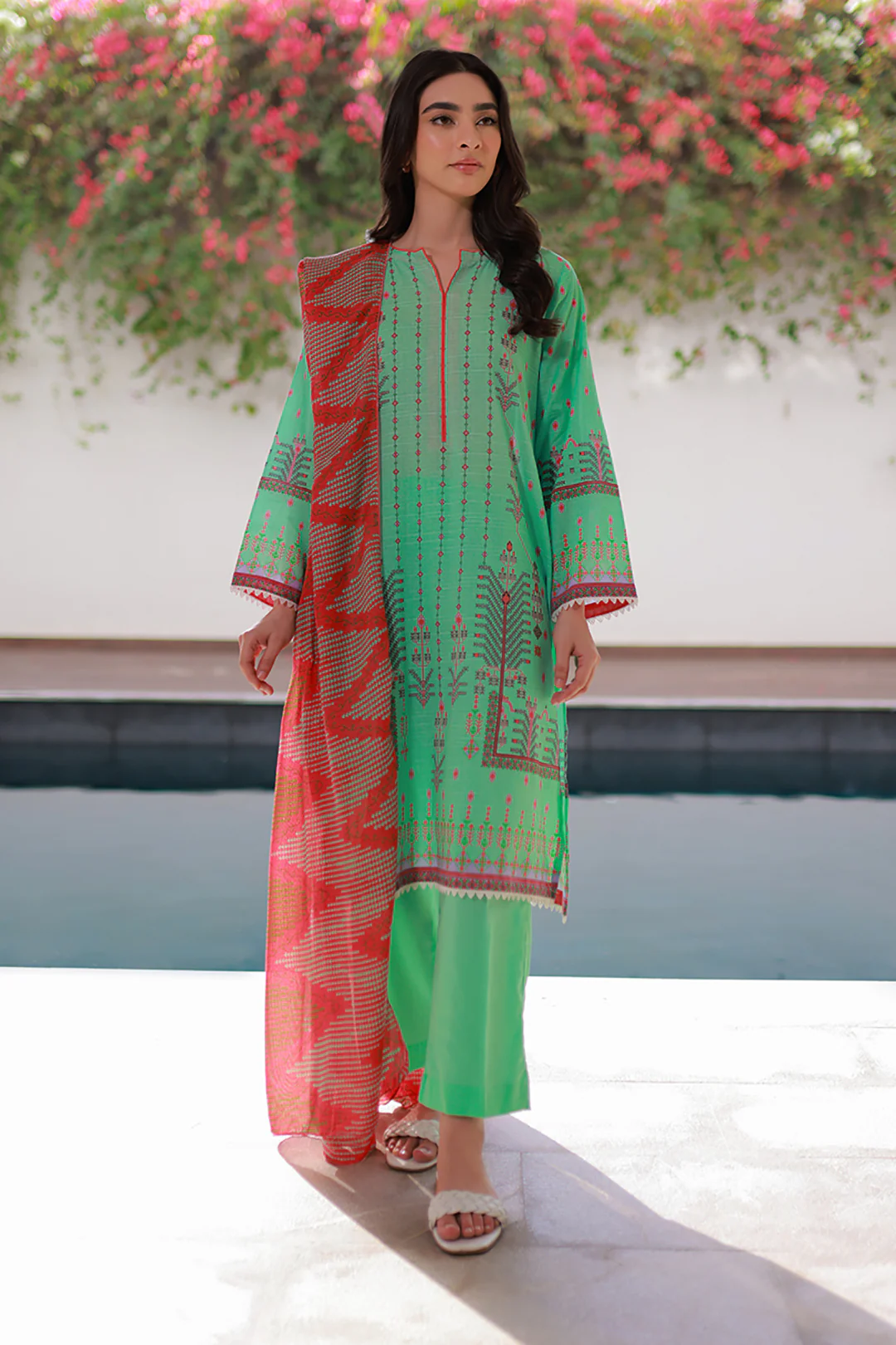 Kurta Dupatta Trouser - 1944 - Image 2