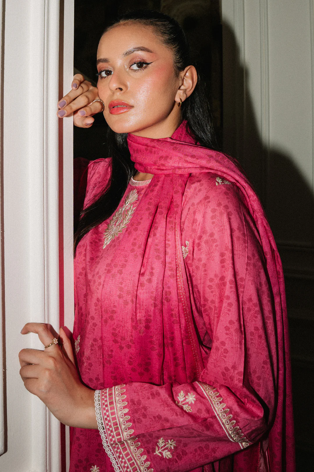Embroidered Kurta Dupatta Trouser - 1968