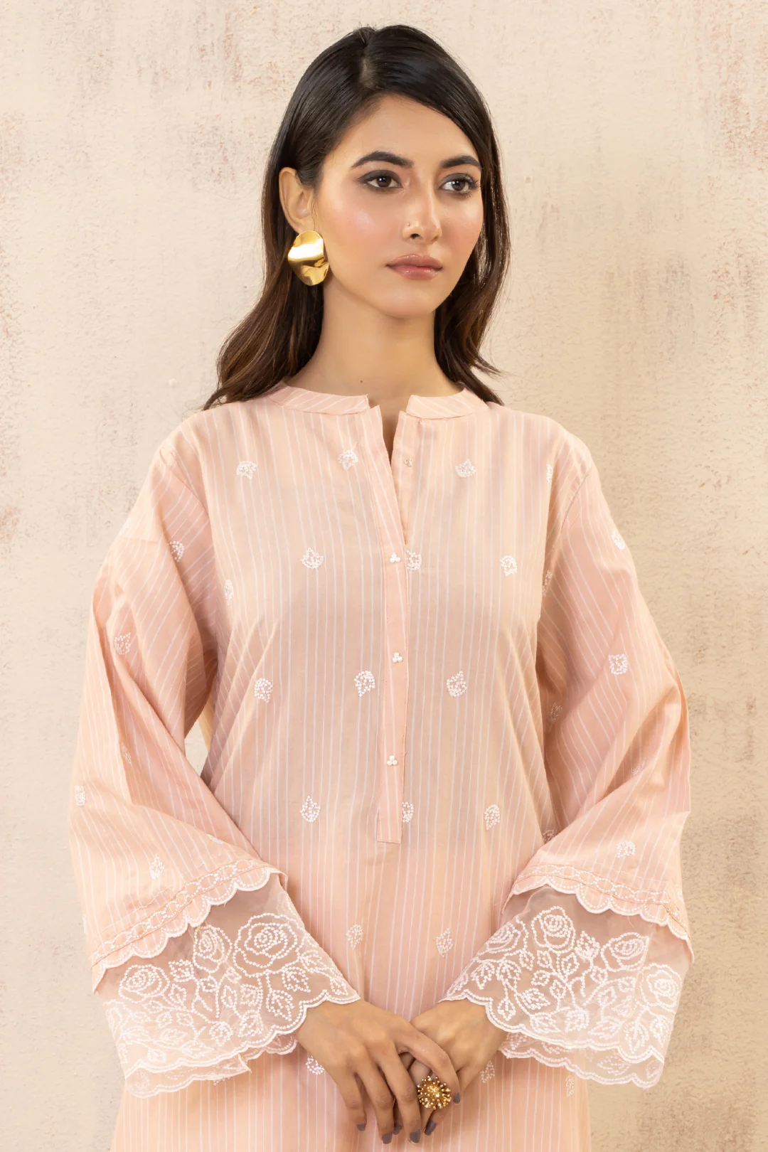 Embroidered Kurta Dupatta Trouser - 1991 - Image 8