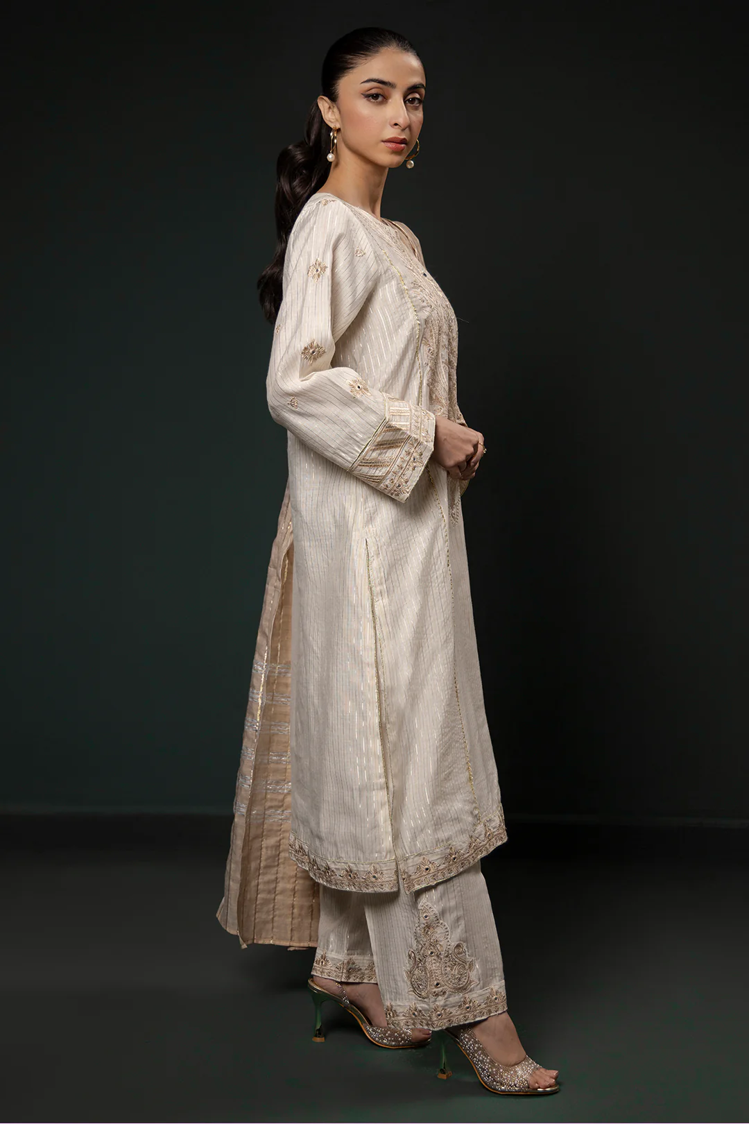 Embroidered Kurta Dupatta Trouser - 1996 - Image 6