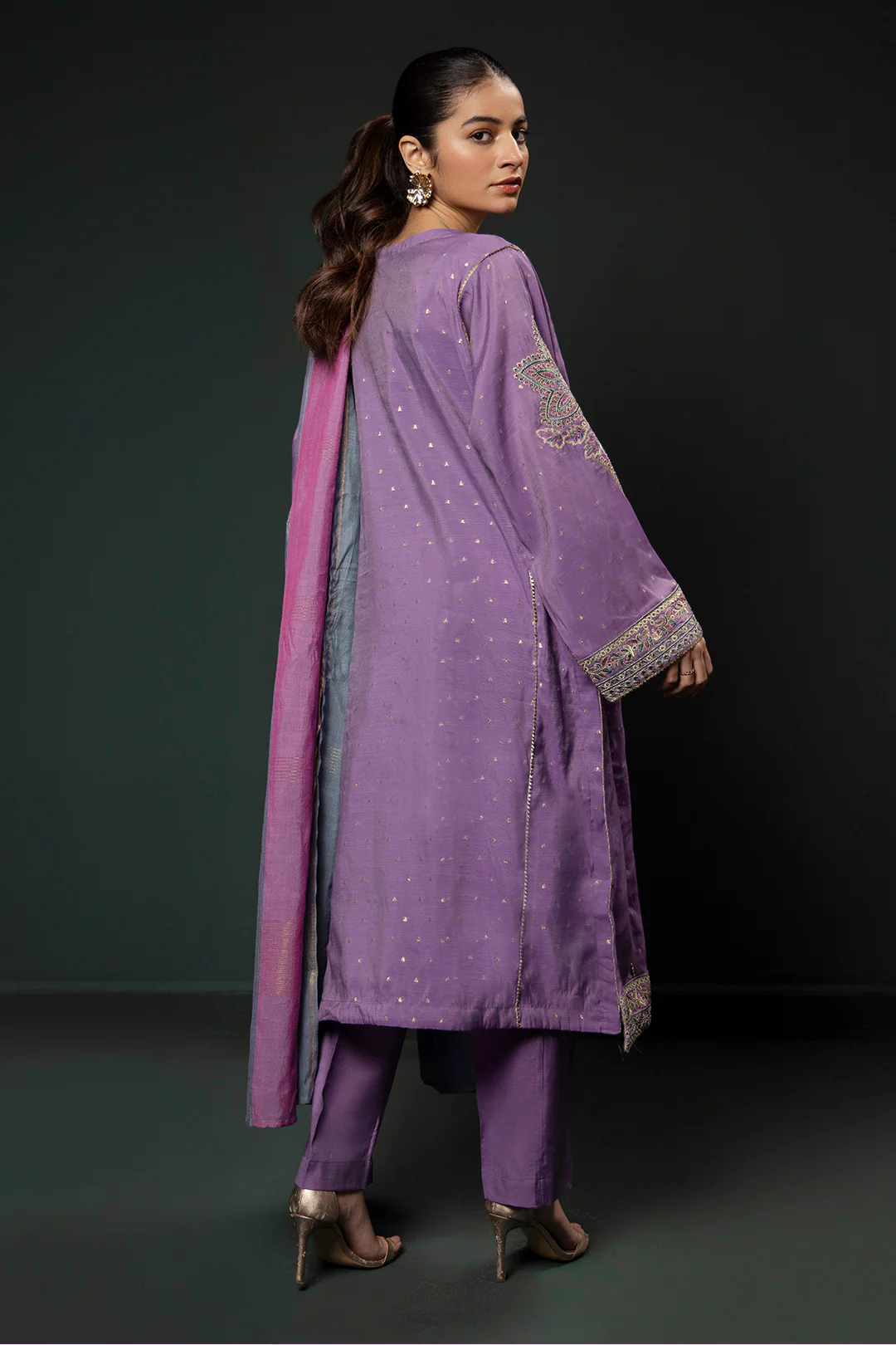 Embroidered Kurta Dupatta Trouser - 1997 - Image 7