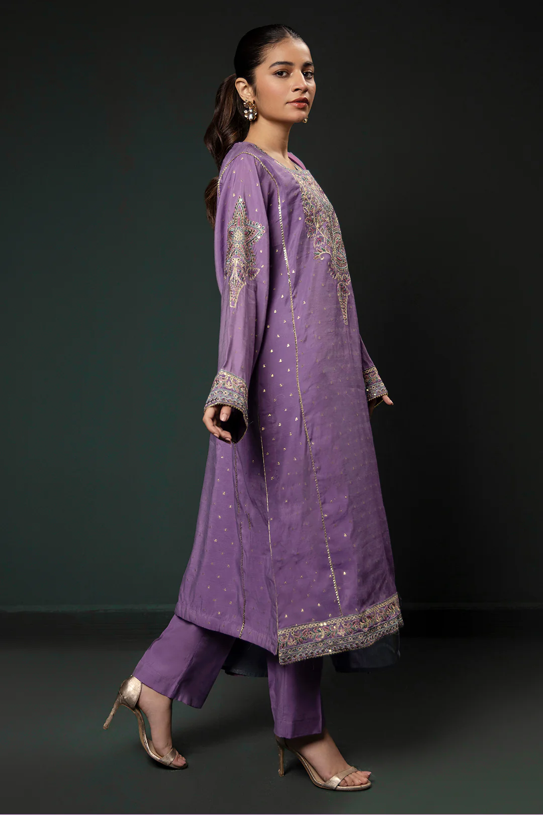 Embroidered Kurta Dupatta Trouser - 1997 - Image 9
