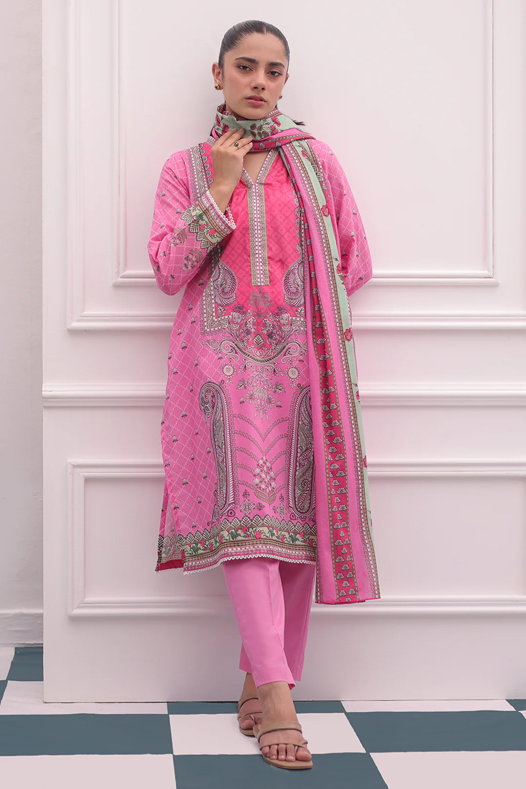 Kurta Dupatta Trouser - 2106 - Image 2