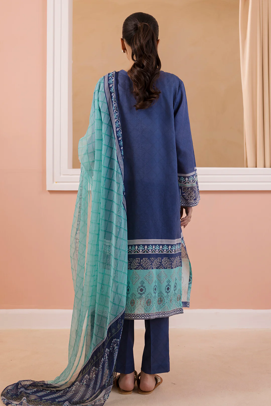 Kurta Dupatta Trouser - 2107 - Image 5