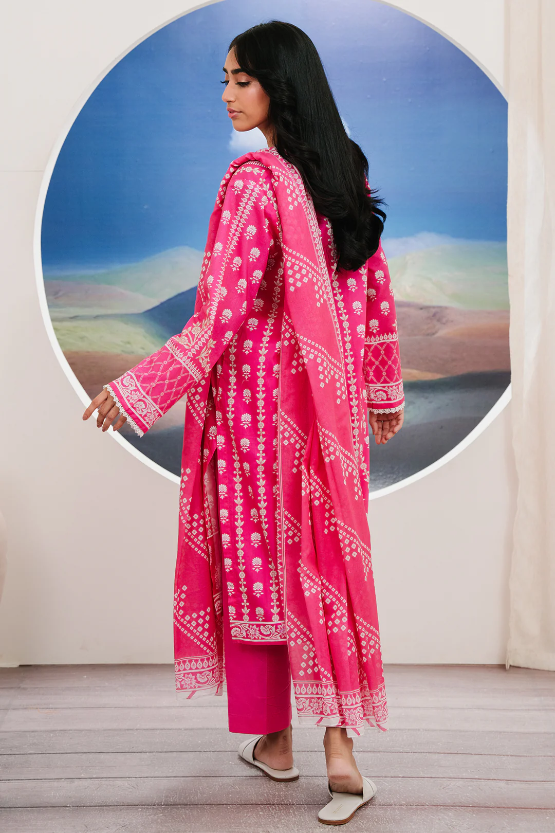 Kurta Dupatta Trouser - 2108 - Image 5