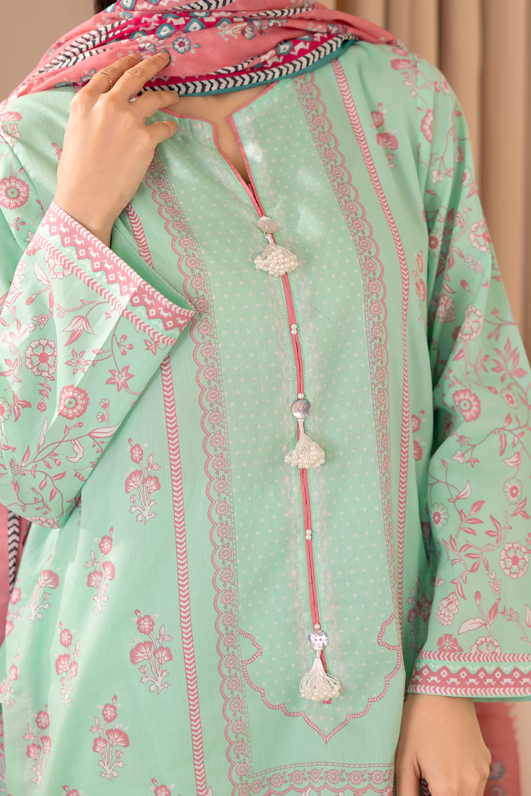 Kurta Dupatta Trouser - 1448 - Image 4
