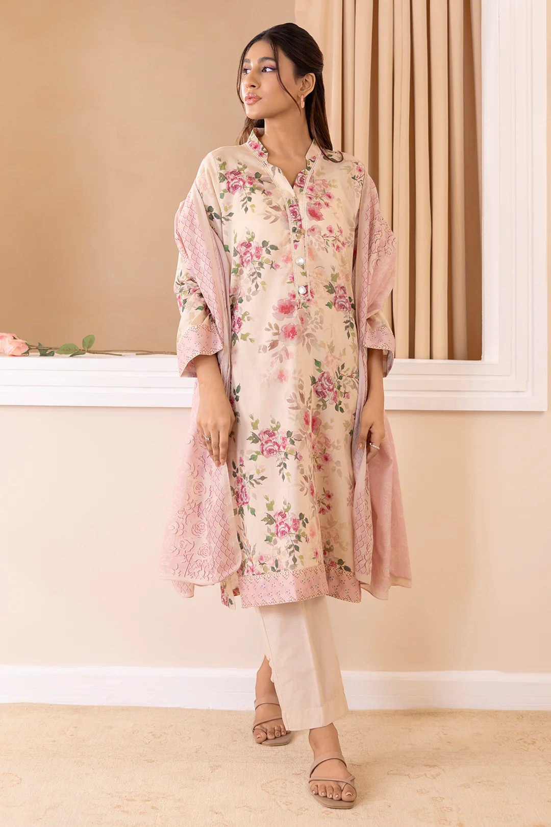 Kurta Dupatta Trouser - 1449 - Image 3