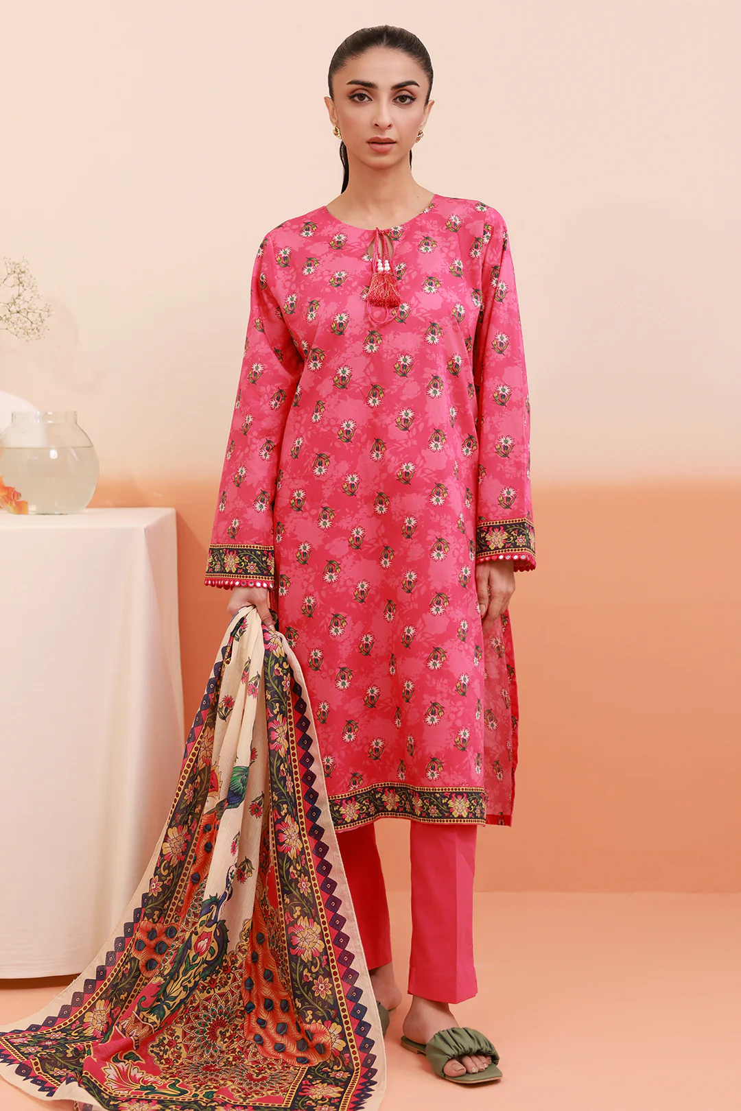 Kurta Dupatta Trouser - 1454 - Image 3
