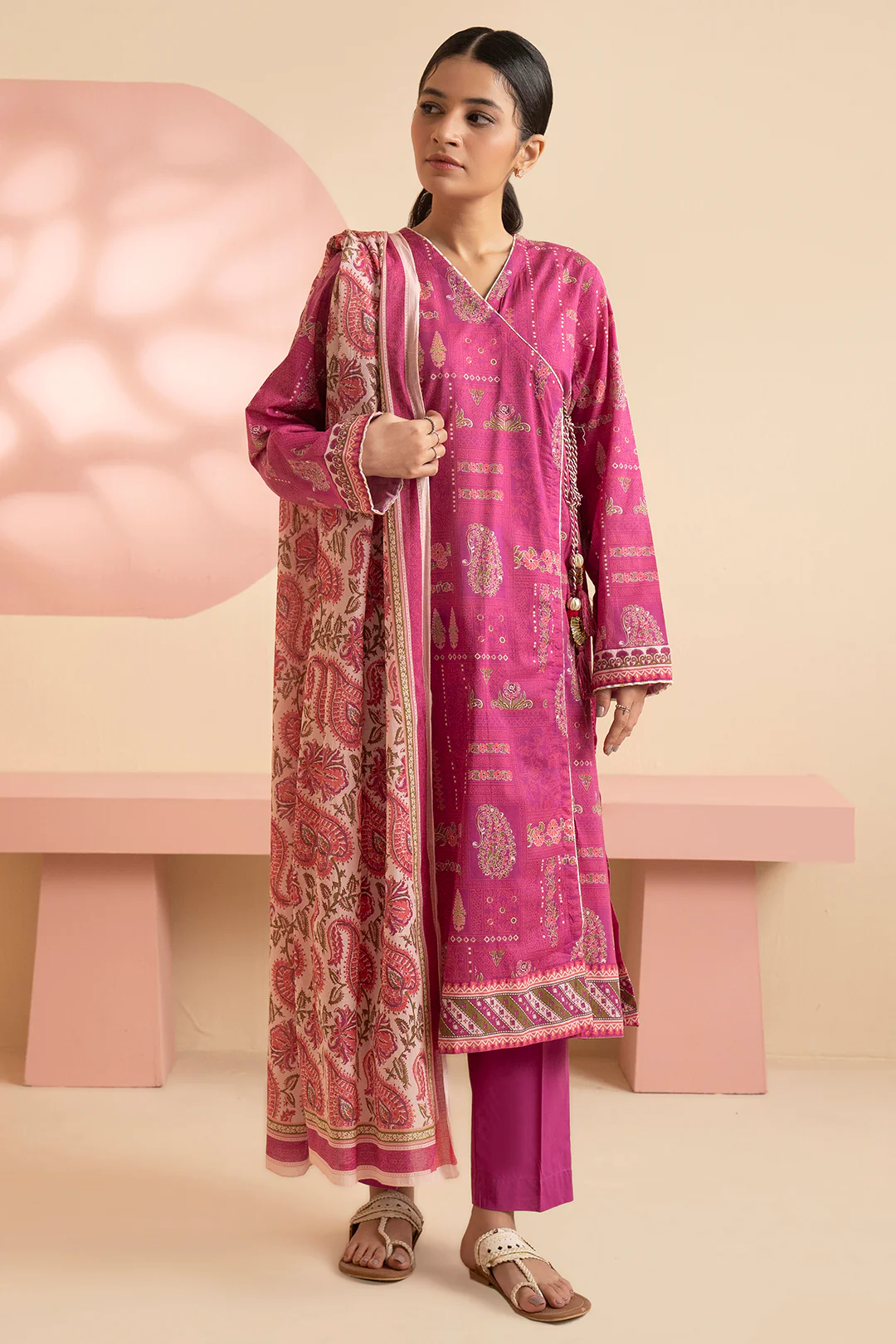 Kurta Dupatta Trouser - 1486 - Image 3
