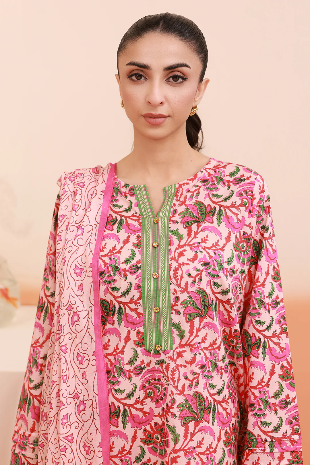 Kurta Dupatta Trouser - 1487 - Image 4