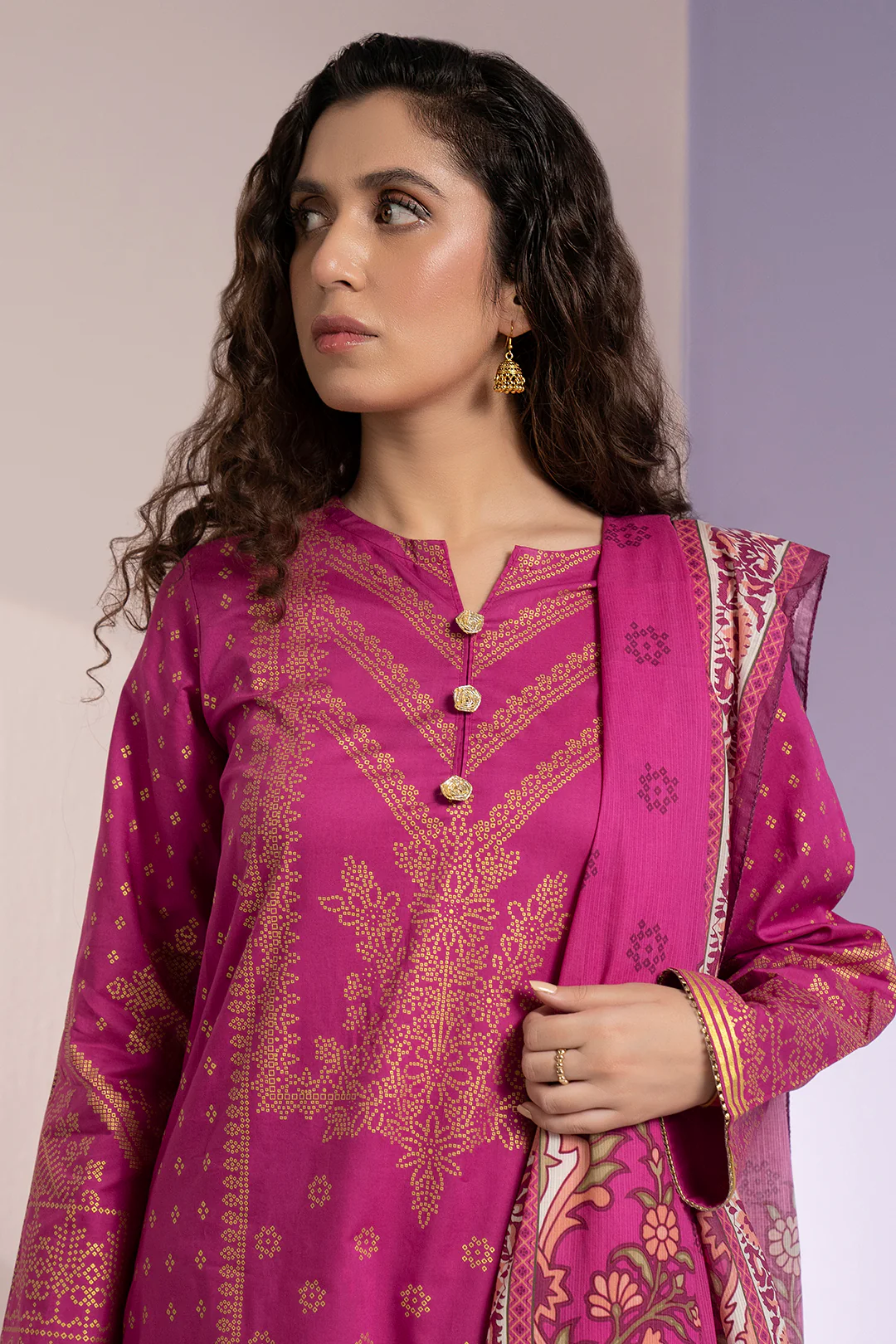 Kurta Dupatta Trouser - 1517 - Image 4