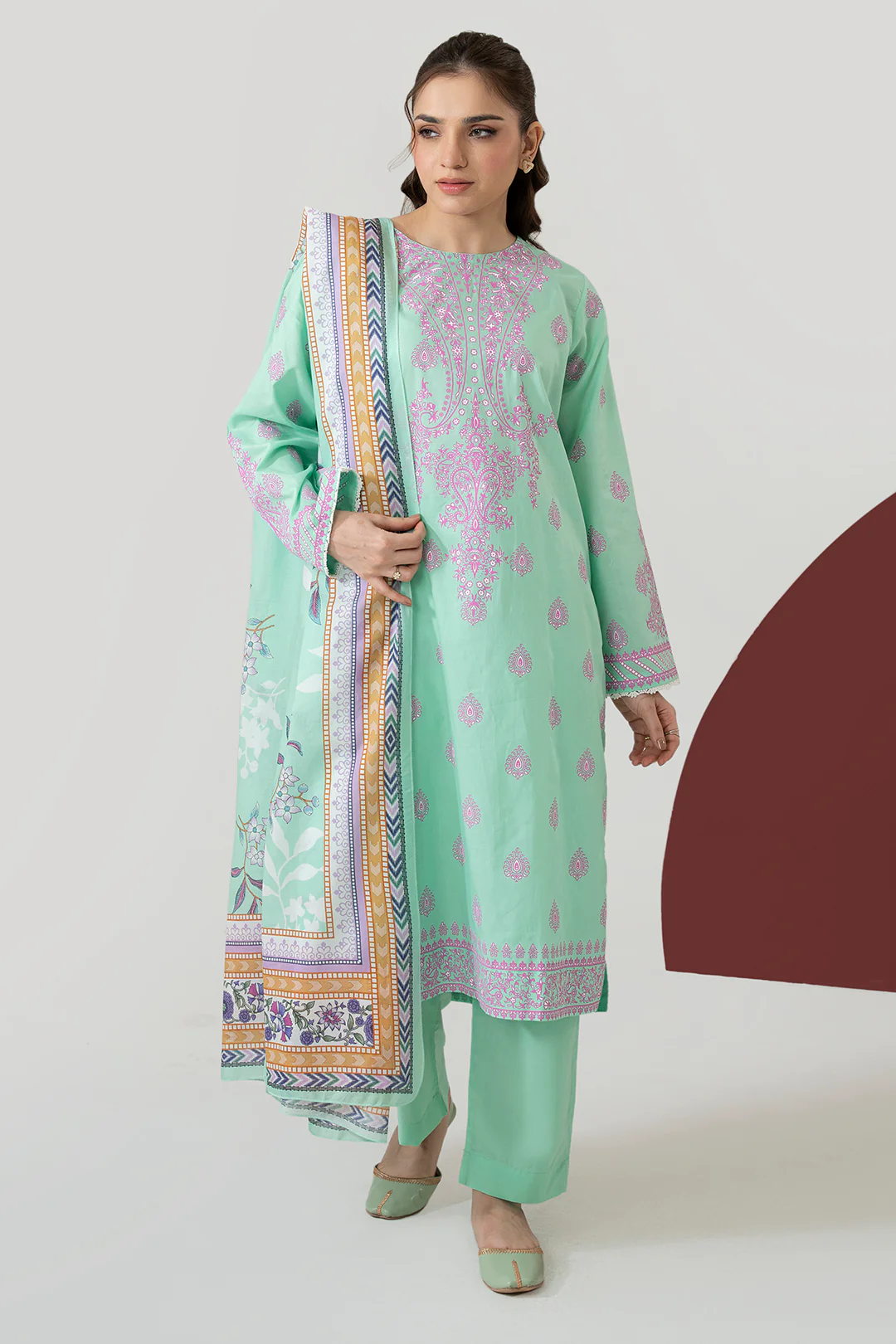 Kurta Dupatta Trouser - 1573