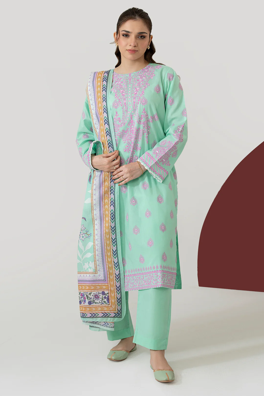 Kurta Dupatta Trouser - 1573 - Image 6