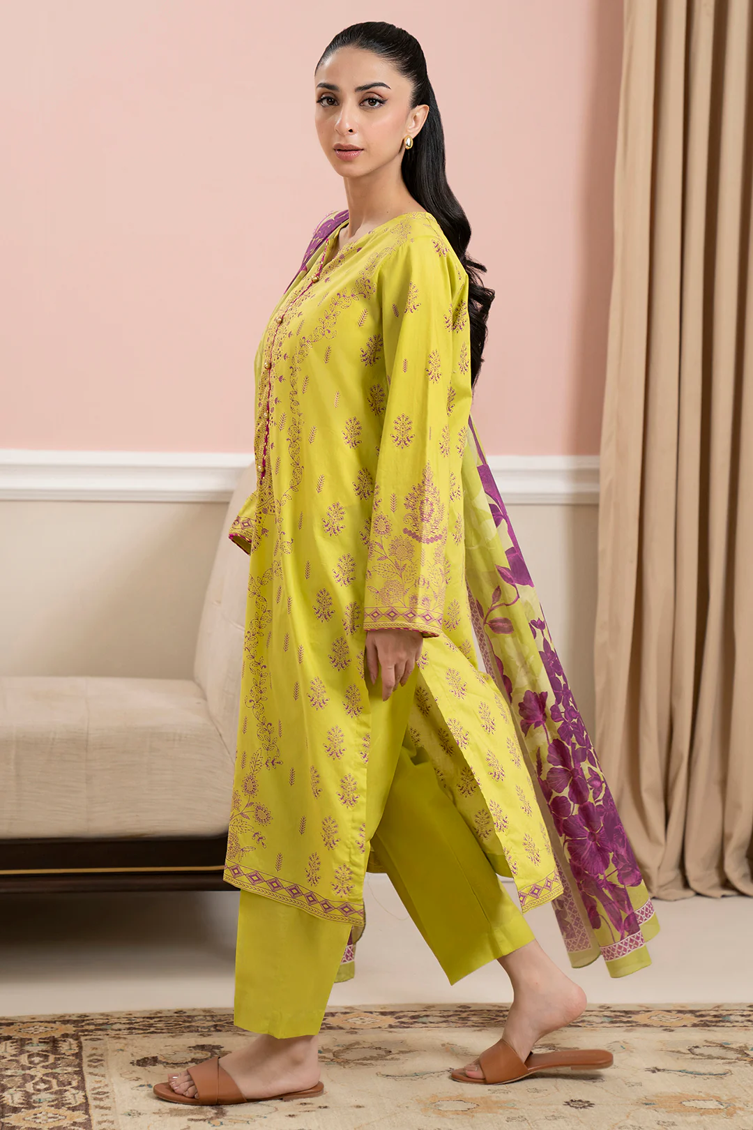 Kurta Dupatta Trouser - 1577 - Image 2