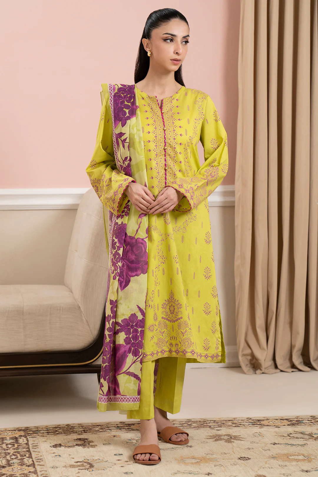 Kurta Dupatta Trouser - 1577 - Image 3