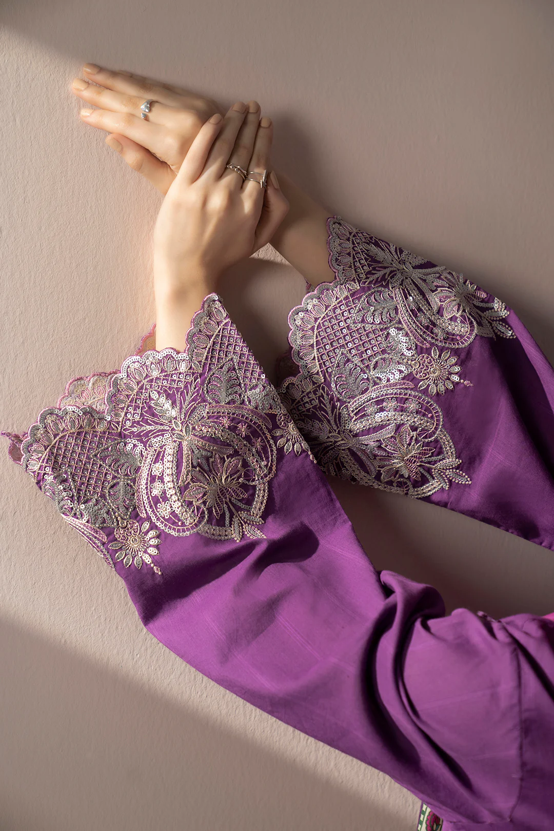 Embroidered Kurta Dupatta Trouser - 1581 - Image 6