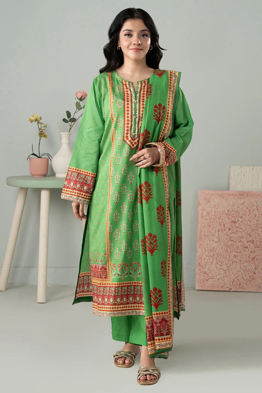 Kurta Dupatta Trouser - 1618 - Image 3